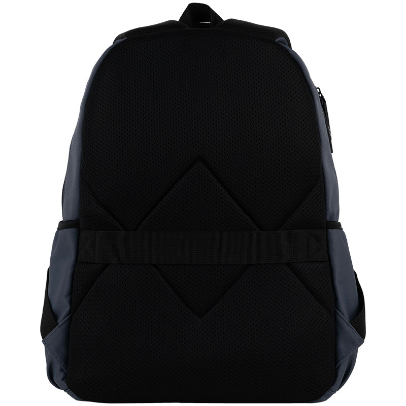 GoPack Dark Gray Teen Backpack worn and fitted view