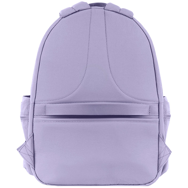 GoPack Lilac Teen Backpack worn and fitted view