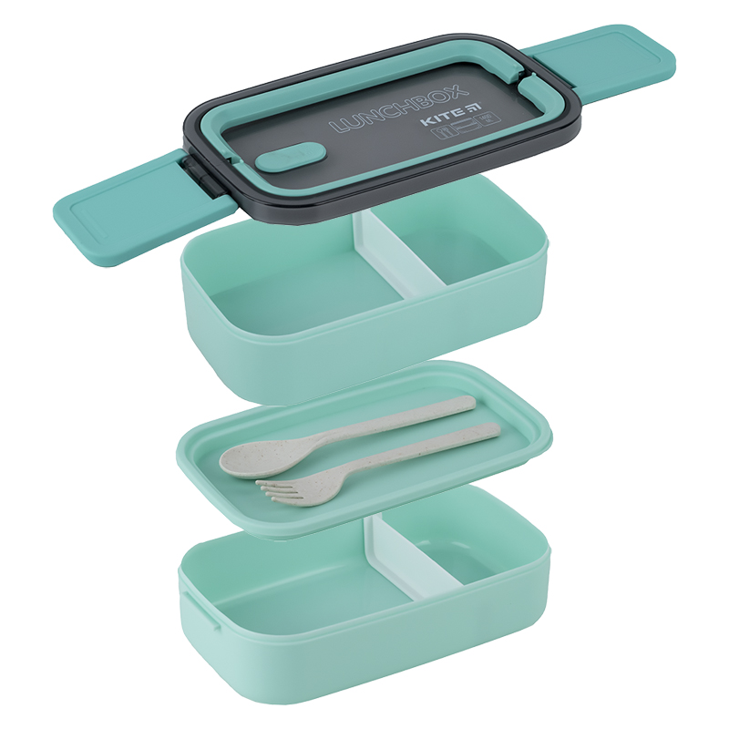 Kite K23-183-2 lunchbox open with compartments