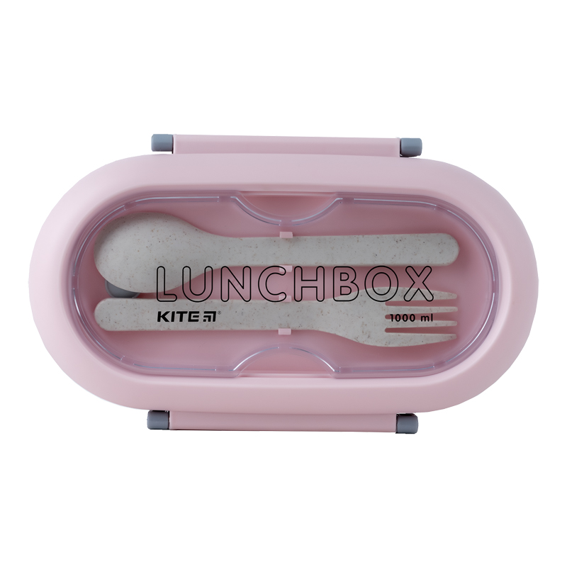Kite pink lunchbox compartments