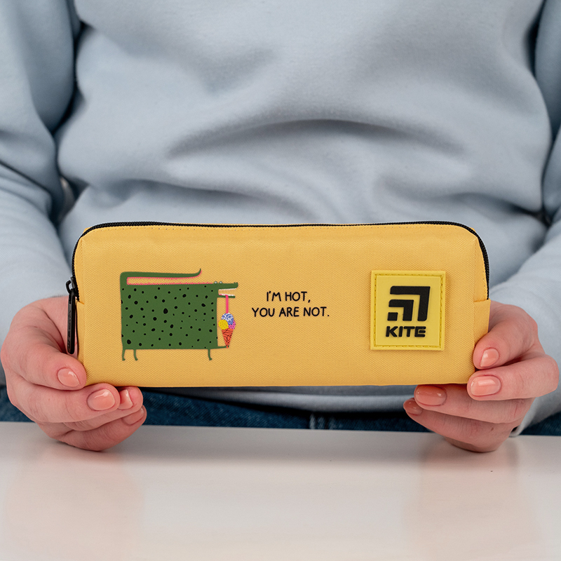 Kite K24-642-4 Yellow Pencil Case