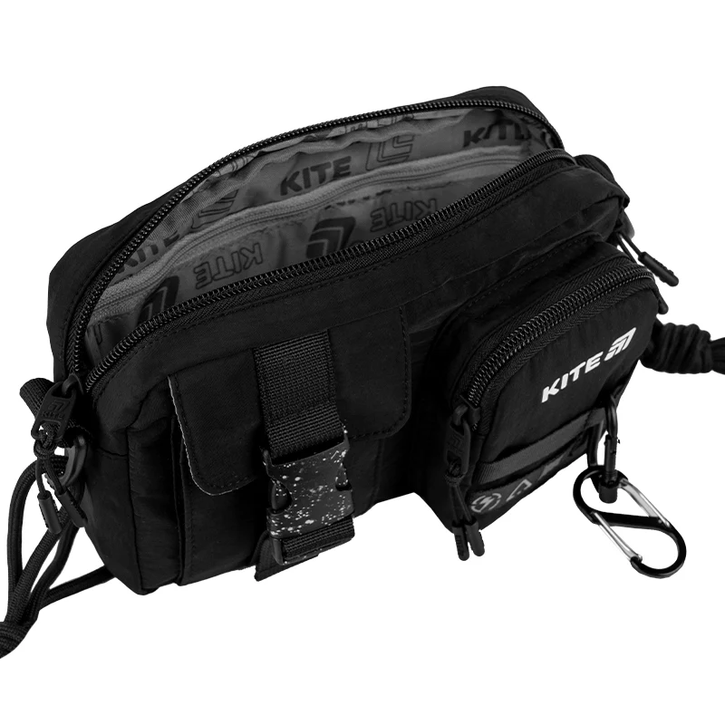 Kite K25-2522-4 black crossbody bag side view