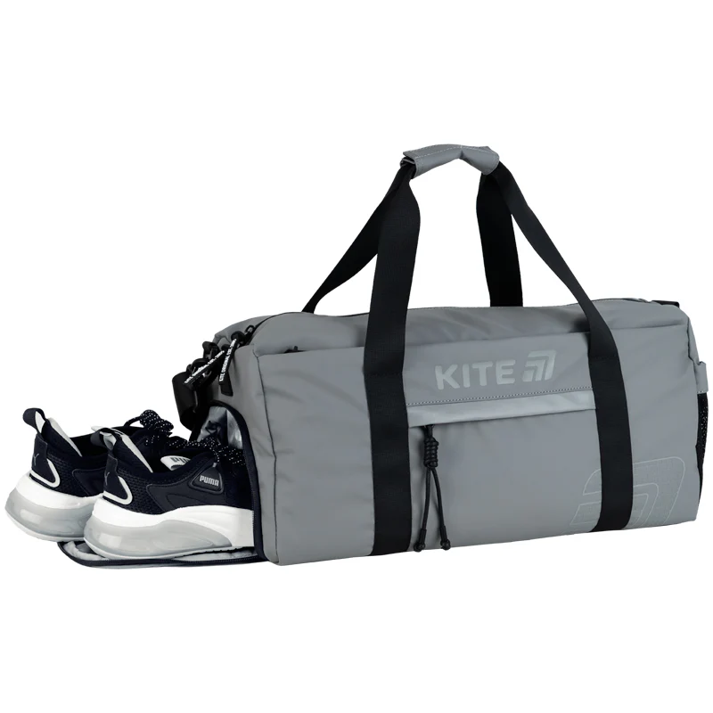 Kite Gray Sports Bag Front View