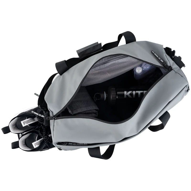 Kite Gray Sports Bag Shoe Compartment