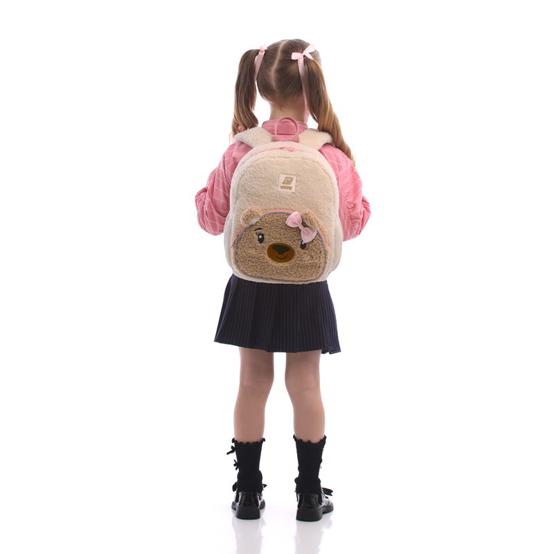 Teddy Bear Backpack for Kids Side View
