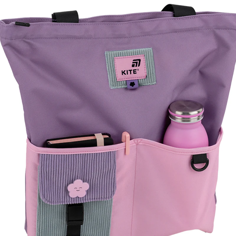 Kite K25-586-1 Purple Shopping Bag Front View