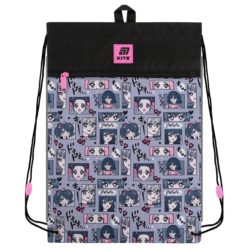 Kite K25-601m-9 Anime Girl Shoe Bag front view