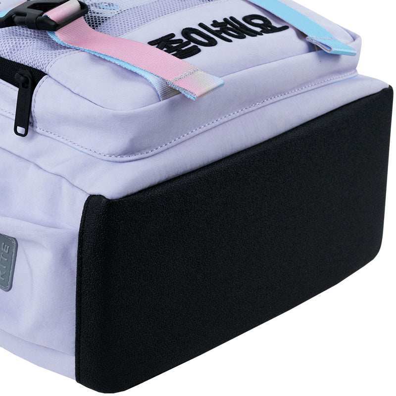 Kite Sakura School Backpack worn and fitted view