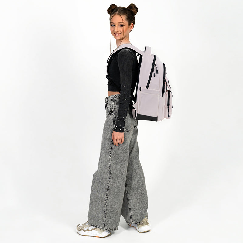 Kite Tenderly Teen Backpack storage and construction details