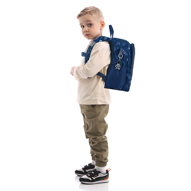 Kite In Space Kids Backpack storage and construction details