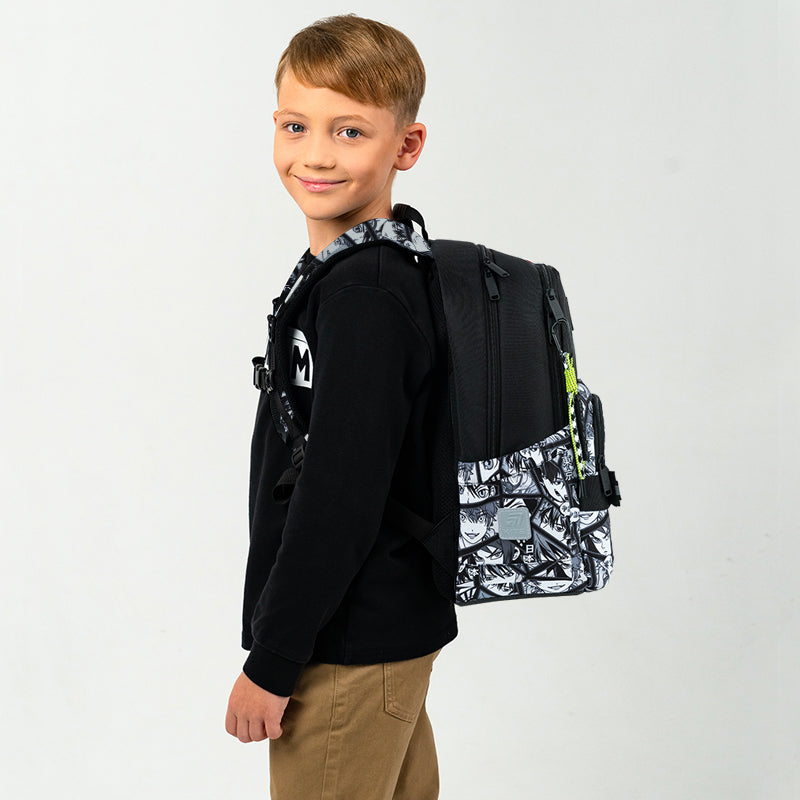 Kite Anime Boy School Backpack storage and construction details