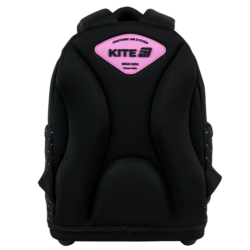 Kite Pretty Kitty School Backpack worn and fitted view