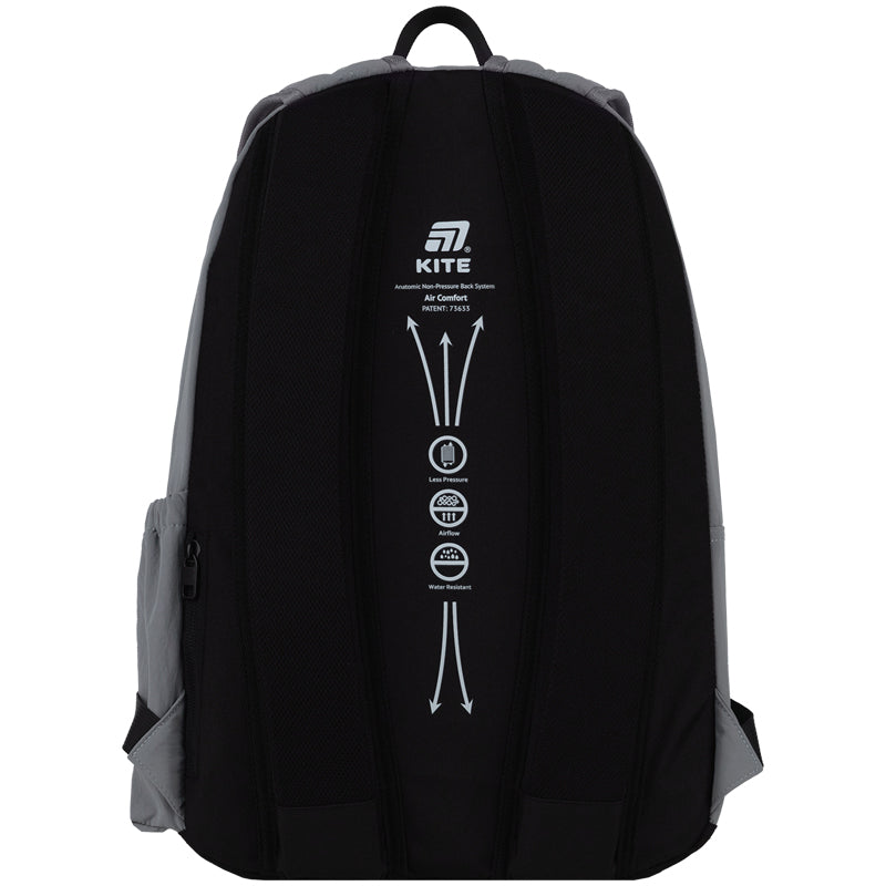 Kite No One Cares Teen Backpack worn and fitted view